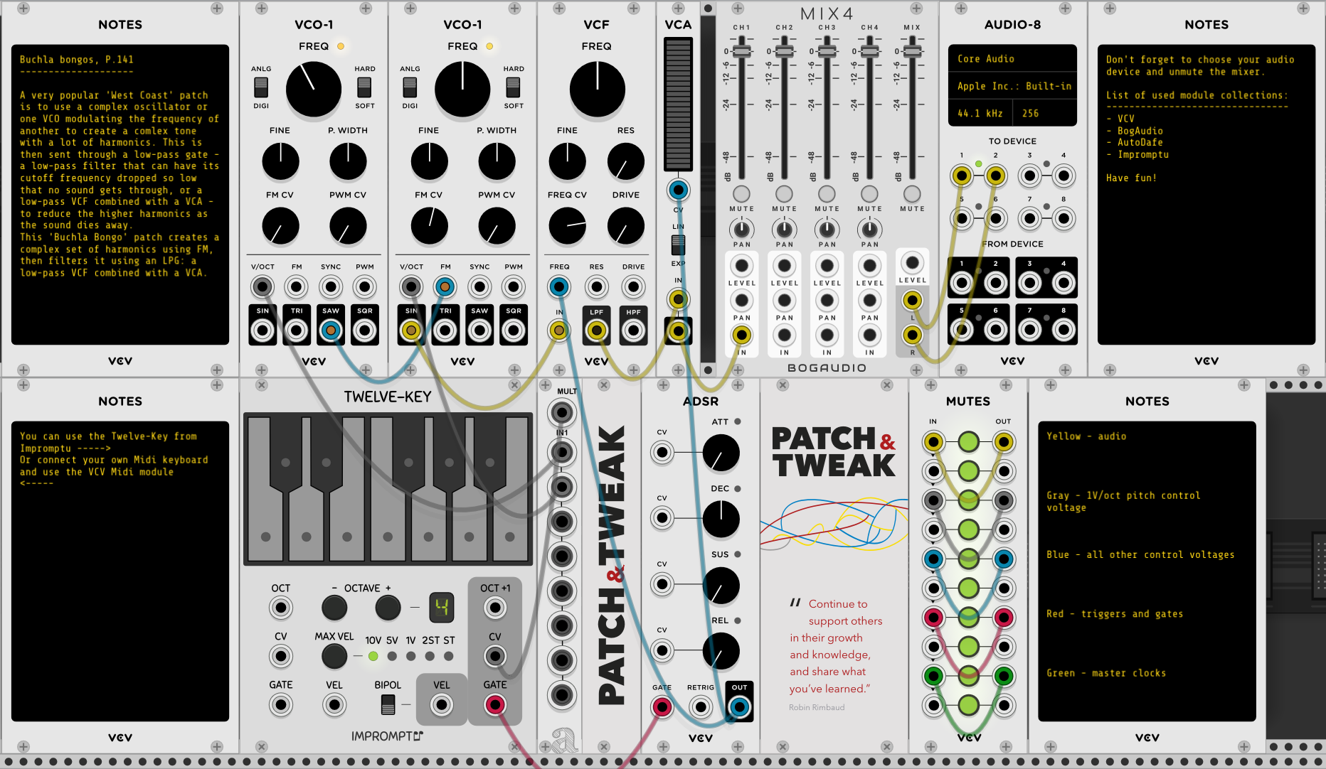 Vcv rack 2 patches